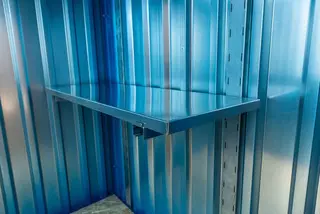 Storage-Tech Product Image: 6FT Storage Container Shelving Kit (inside,angle)