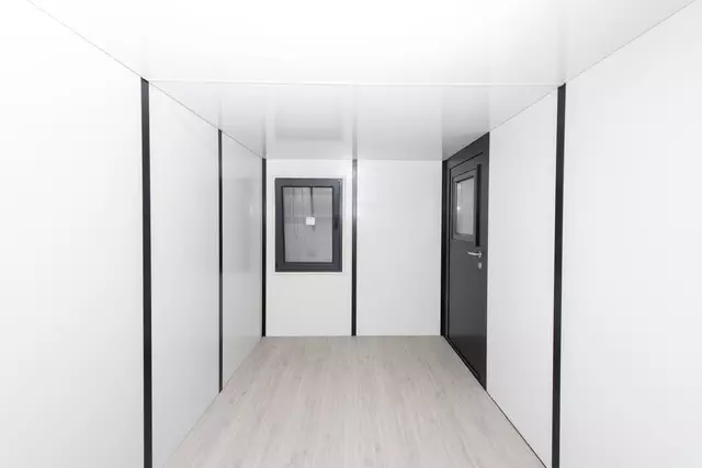 Storage-Tech Image: mobile container office (closed, inside, black)