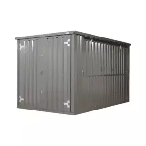 Storage-Tech Image: 10ft XL Series Storage Kiosk (full-closed, 45, grey)